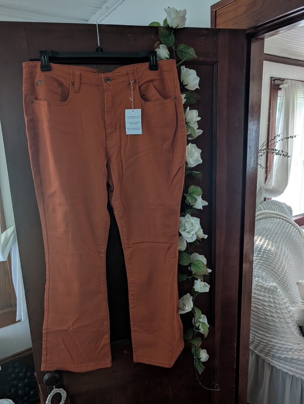 DG2 Diane Gilman Boot Cut Jeans Pumpkin Spice 16W